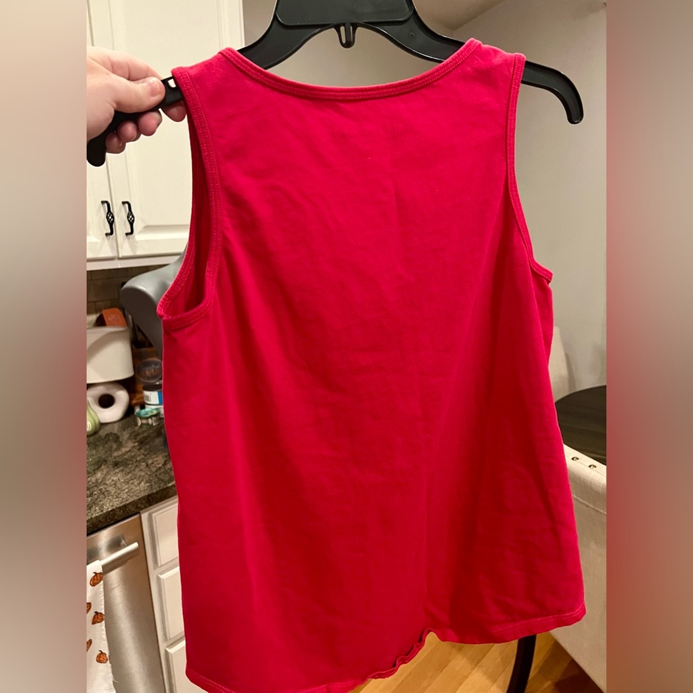 Life is Good Red Dog Graphic Tank Top - Picture 7 of 7